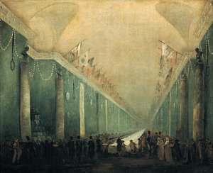 Banchetto Offerto a Napoleone Bonaparte (1769-1821) nella Grande Galerie del Louvre, 20 dicembre 1797